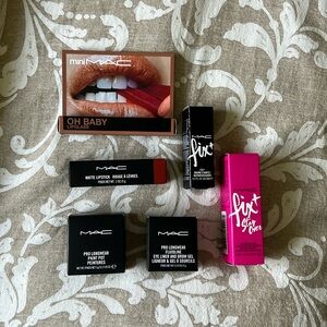 Bundle MAC cosmetics - lipstick, fix +, paint pot, fluid line